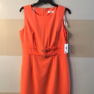 Orange Calvin Klein professional dress